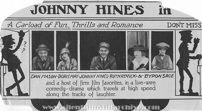 Herald for CONDUCTOR 1492 (1924) with Johnny Hines