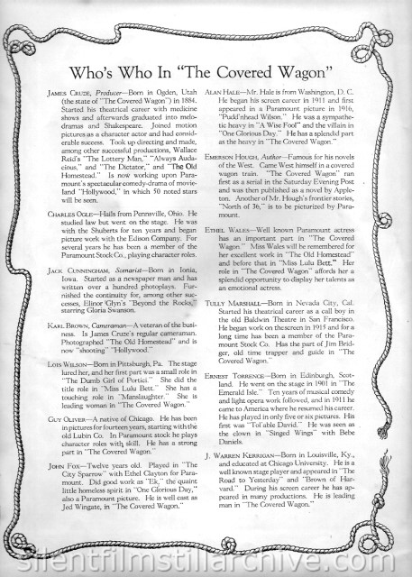 COVERED WAGON program