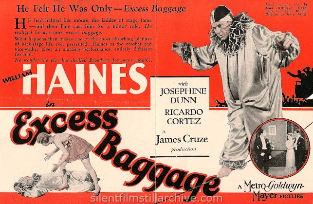 William Haines in EXCESS BAGGAGE (1928)