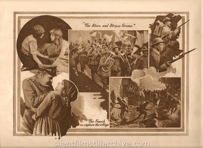 D. W. Griffith's HEARTS OF THE WORLD (1918) movie program. 