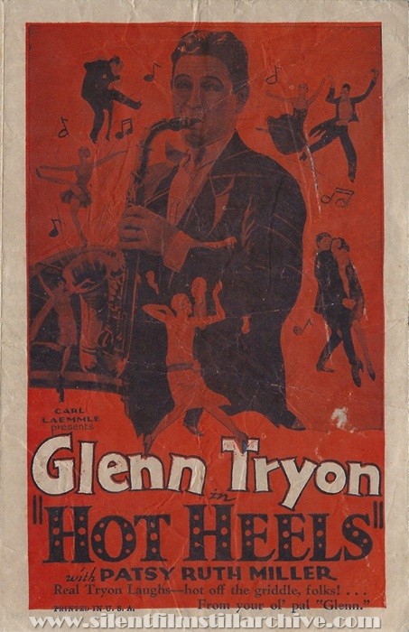 Herald for HOT HEELS (1927) with Glenn Tryon