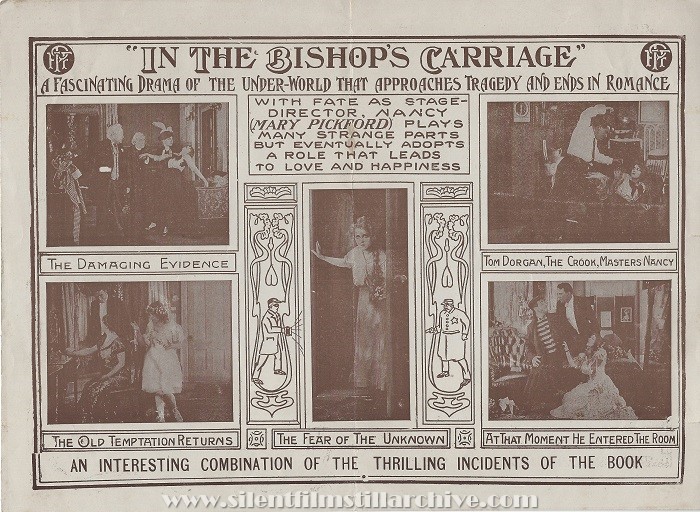 Herald for IN THE BISHOP'S CARRIAGE (1913) with Mary Pickford