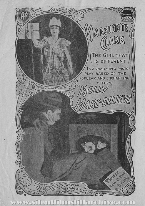 Herald for MOLLY MAKE-BELIEVE (1916) with Marguerite Clark