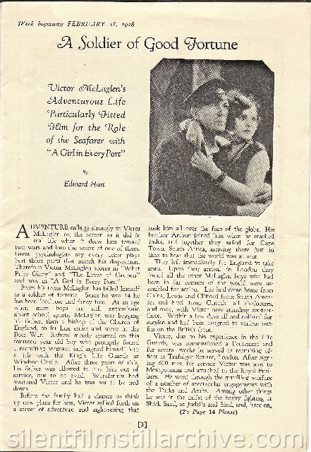 Roxy Theatre program