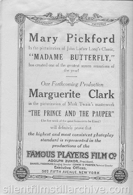 Strand Theatre program