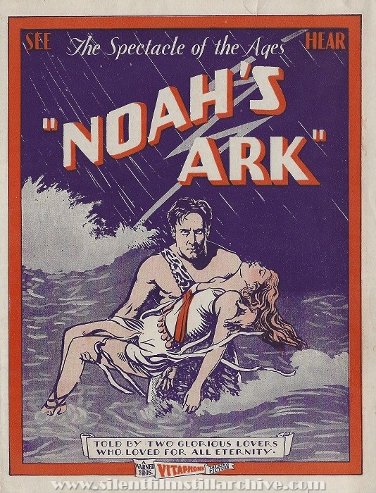 Herald for NOAH'S ARK (1929) with George O'Brien and Dolores Costello, screening at the Rialto Theatre in New York City