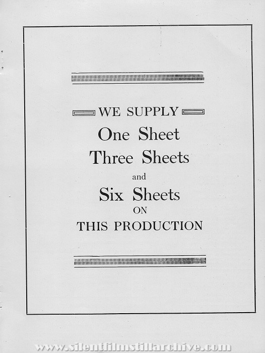 Pauline Frederick in SAPHO (1917) pressbook