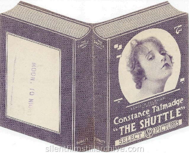 Herald for THE SHUTTLE (1918) with Constance Talmadge