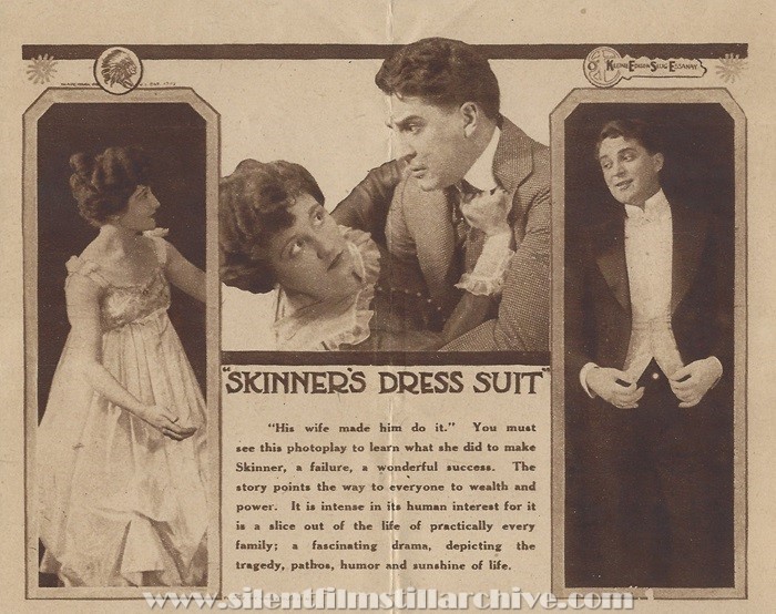 Herald for SKINNER'S DRESS SUIT (1927) with Bryant Washburn and Hazel Daly
