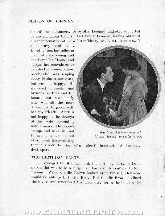 SLAVES OF PASSION [The Iron Ring] Pressbook with Edward Langford and Gerda Holmes