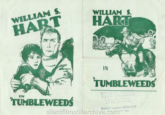 Herald for TUMBLEWEEDS (1925)