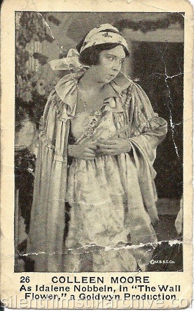 THE WALL FLOWER (1922) with Colleen Moore as Idalene Nobbein. Neilson