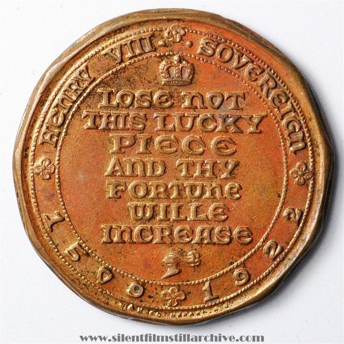 Advertising token for WHEN KNIGHTHOOD WAS IN FLOWER (1922) with Marion Davies