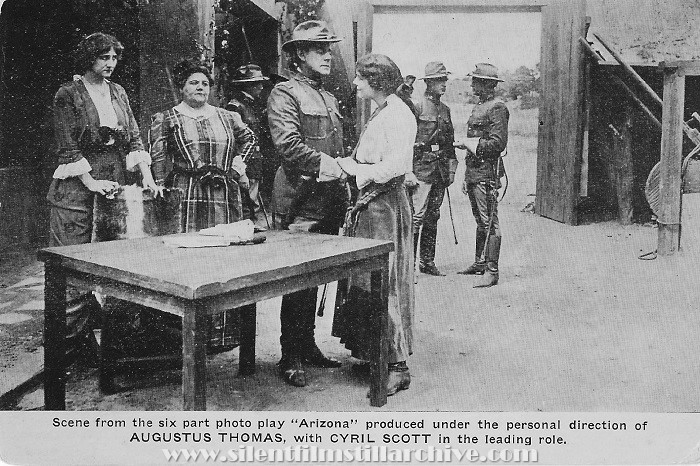 Postcard with Cyril Scott and Gail Kane in ARIZONA (1913)