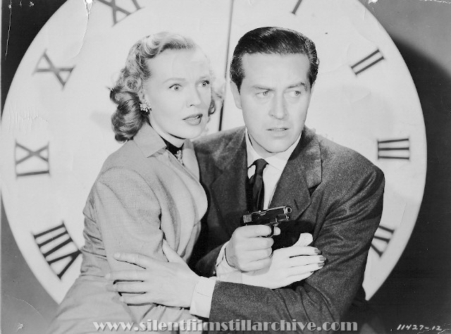 Rita Johnson and Ray Milland in THE BIG CLOCK (1948)