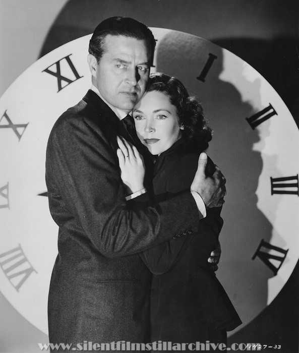 Ray Milland and Maureen O'Sullivan in THE BIG CLOCK (1948)