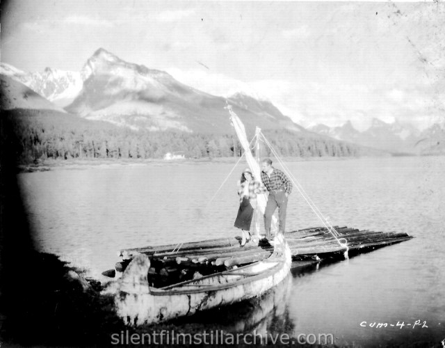 Olive Borden and Ralph Graves in THE COUNTRY BEYOND (1926)