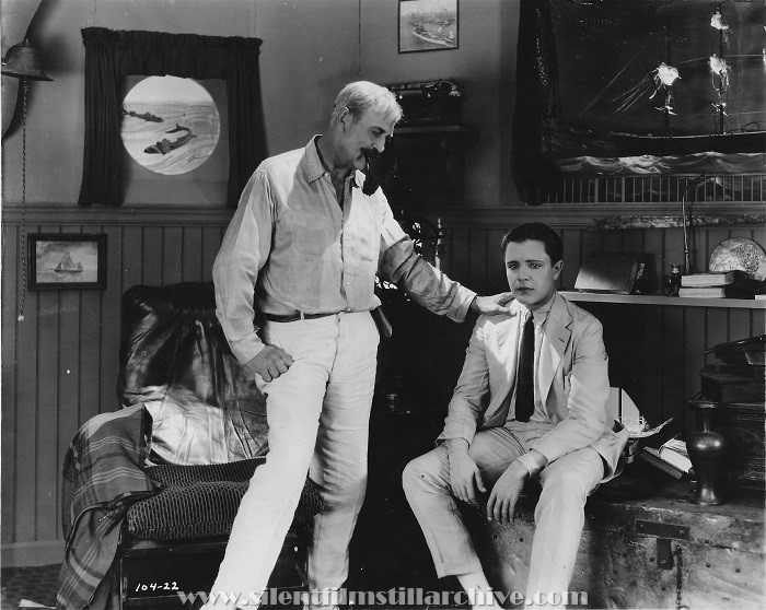 Hobart Bosworth and Niles Welch in THE CUP OF LIFE (1921)
