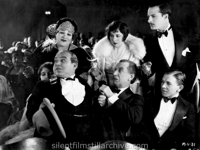 George Sidney, Vera Gordon, Jobyna Ralston and Gaston Glass in SWEET DADDIES (1926)