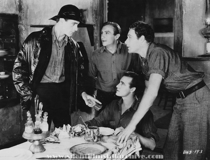 Gary Cooper, Paul Fix, Leslie Fenton, and Land Chandler in THE FIRST KISS (1928)