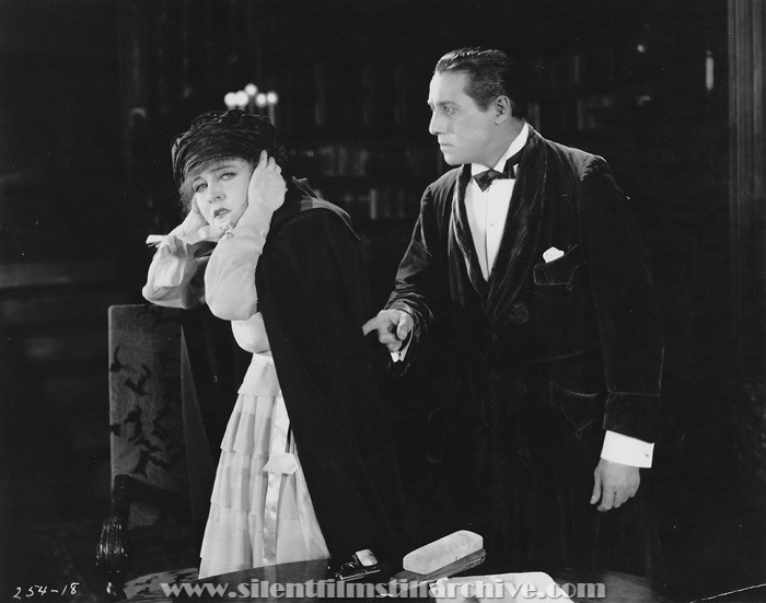 Ethel Clayton and Elliott Dexter in THE GIRL WHO CAME BACK (1918)