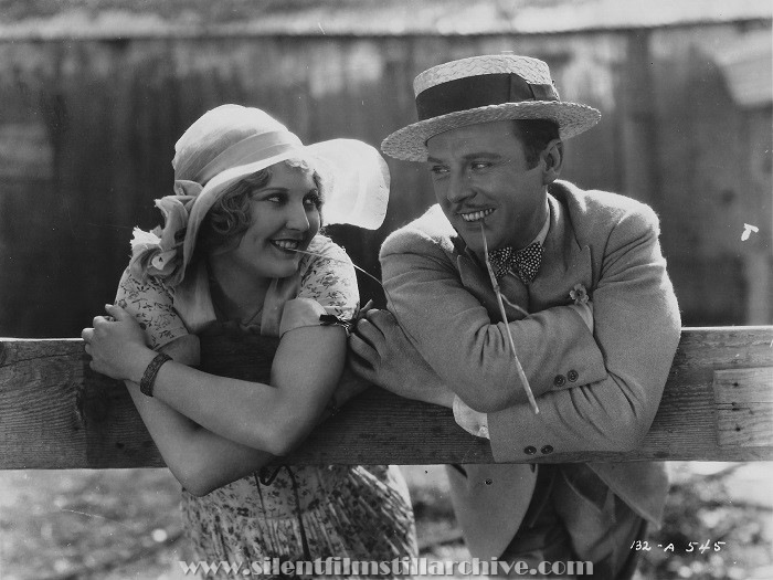 Thelma Todd and Lucien Littlefield in HEART TO HEART (1928).