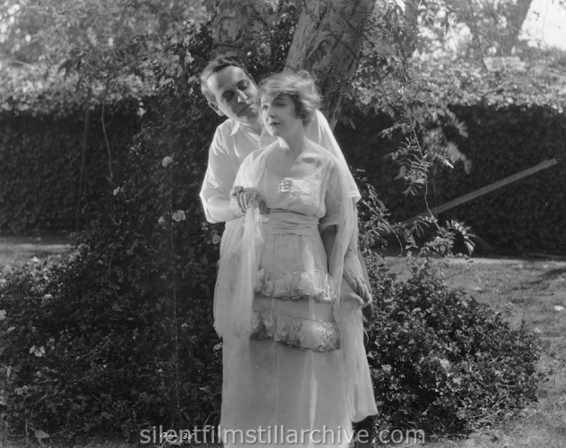 Rowland V. Lee and Enid Bennett in HER HUSBAND'S FRIEND (1920)