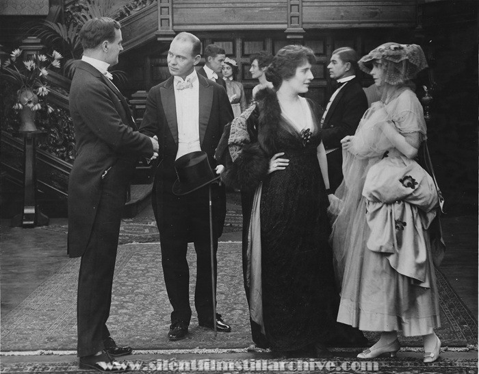 Wilfred Lucas, Mary Alden, and Lillian Gish in THE LILY AND THE ROSE (1915)