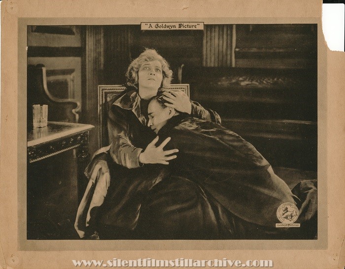 Lobby card for MADAME X (1920) with Pauline Frederick and Cassion Ferguson