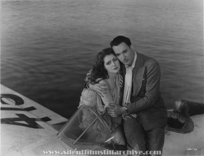Billie Dove and Rod LaRoque in THE MAN AND THE MOMENT (1929)