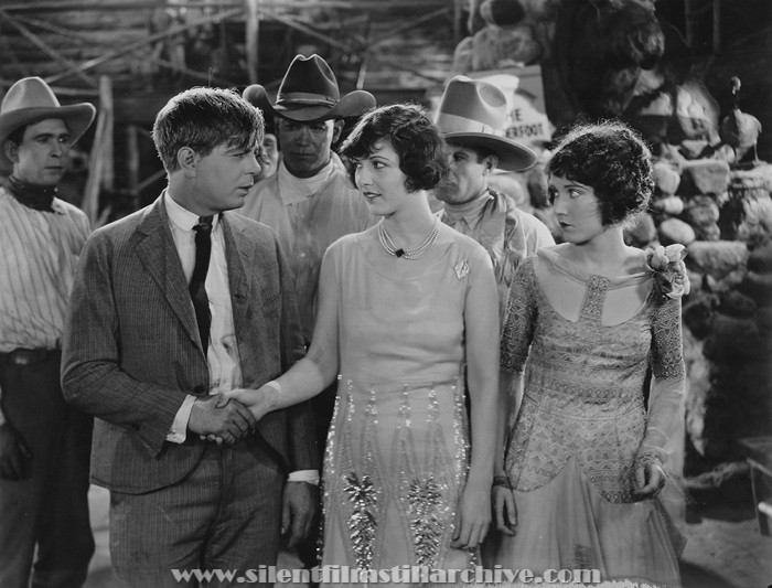 Hoot Gibson, Sally Long, and Fay Wray in MAN IN THE SADDLE (1926)