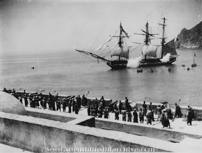 Sailing ships from OLD IRONSIDES (1926)