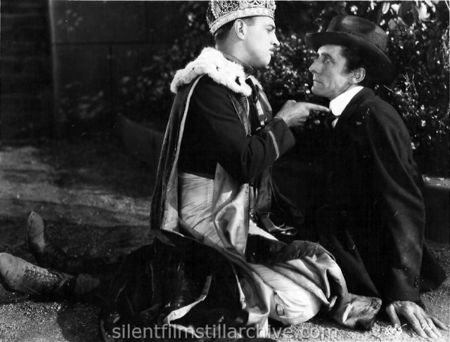 Raymond Griffith and Carl Stockdale in A REGULAR FELLOW (1925) aka HE'S A PRINCE