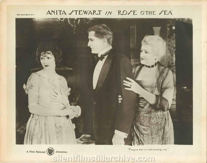Anita Stewart, John P. Lockney, and Kate Lester in ROSE O' THE SEA (1922)