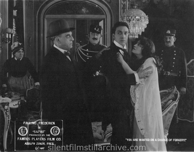 Pedro de Cordoba and Pauline Frederick in SAPHO (1917)