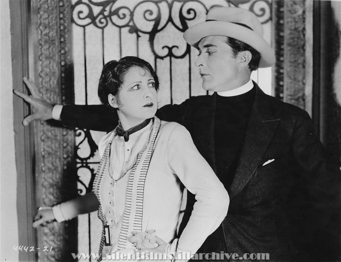 Billie Dove and Raymond Bloomer in SENSATION SEEKERS (1927)