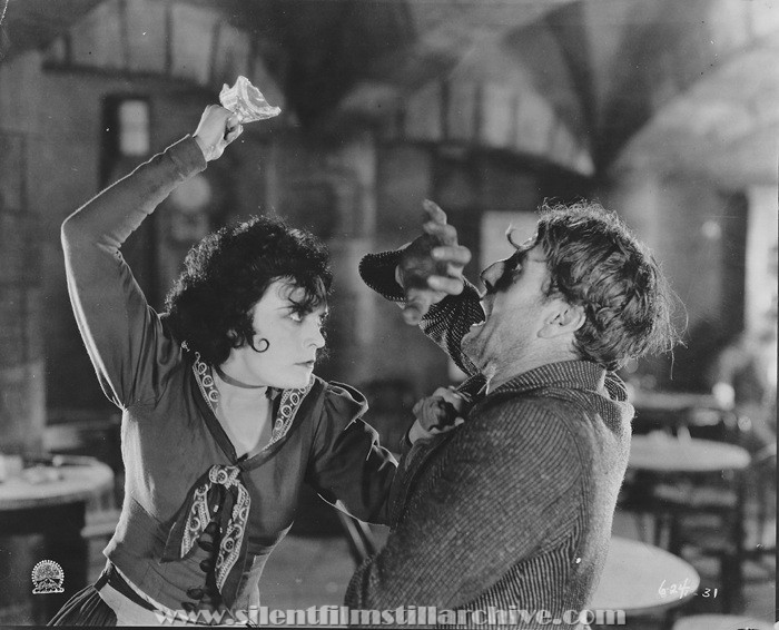 Pola Negri and Charles de Rochefort in SHADOWS OF PARIS (1924)