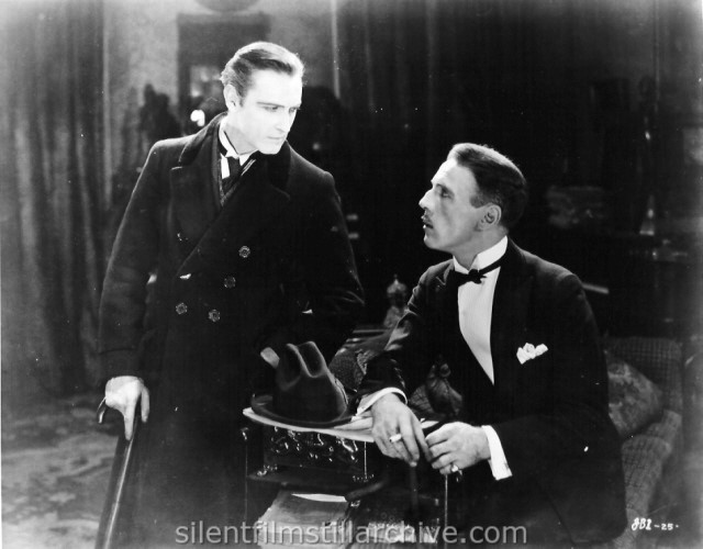 John Barrymore and Roland Young