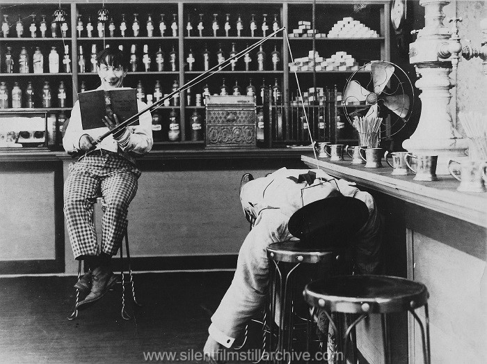 Harry Watson, Jr. as Musty Suffer in THE SODA JERKER (1917).