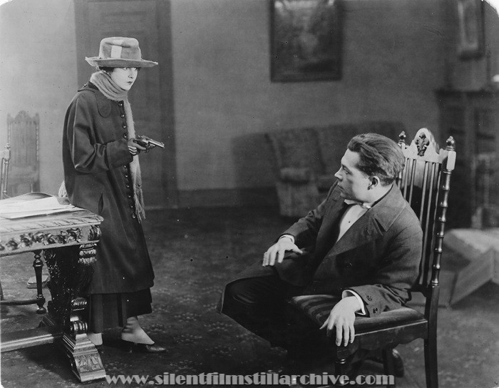 Beverly Bayne and Arthur Housman in UNDER SUSPICION (1918)