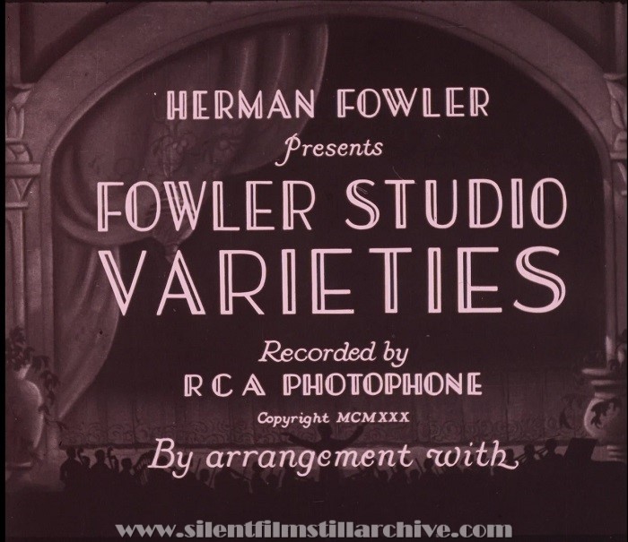 Fowler Studio Varieties main title
