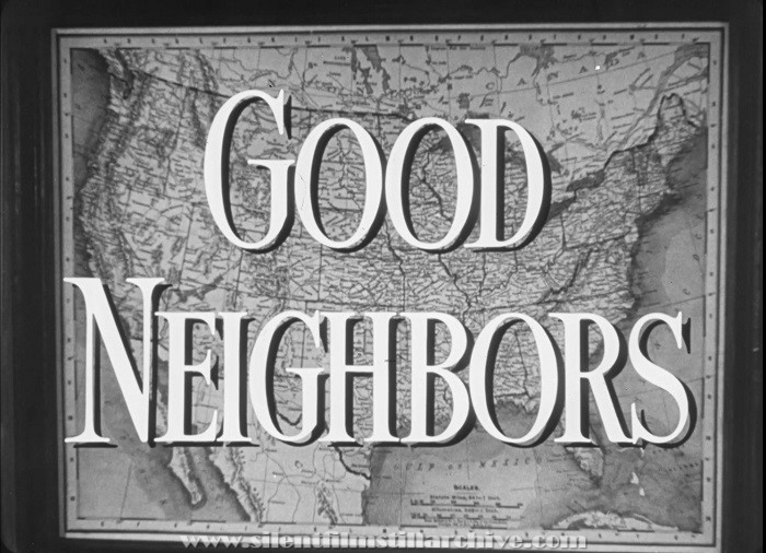GOOD NEIGHBORS (1947) with Van Johnson
