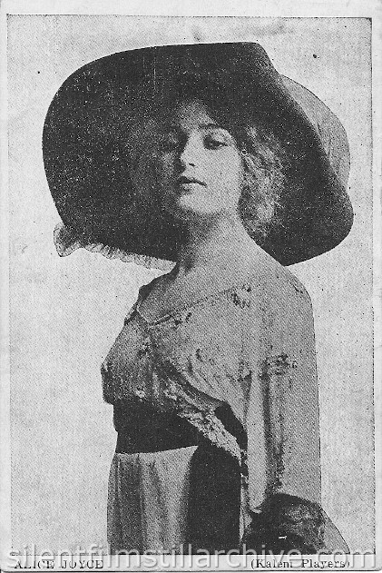 Alice Joyce promotional postcard from Kalem