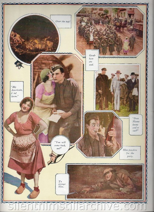 Program for THE BIG PARADE (1925)  with John Gilbert and Rene Adore.