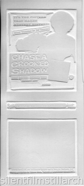 Ad slicks for CHASE A CROOKED SHADOW (1958)