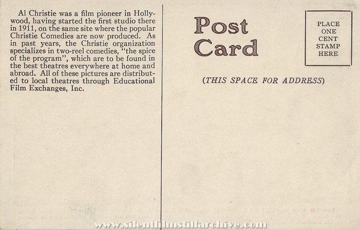 Christie Studio postcard