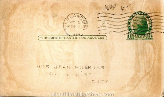 Cleveland Knickerbocker Theatre postcard