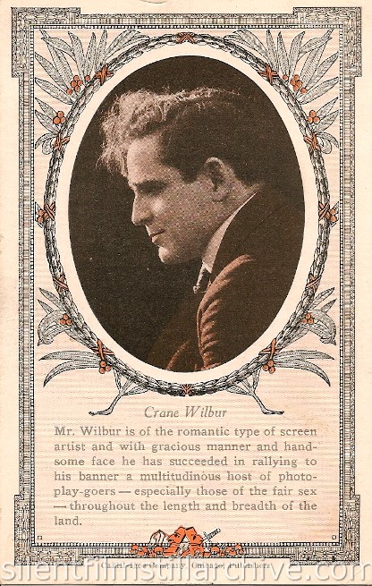 Crane Wilbur theater advertisement card