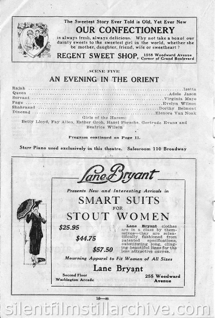 Miles Theatre program for April 29, 1918 