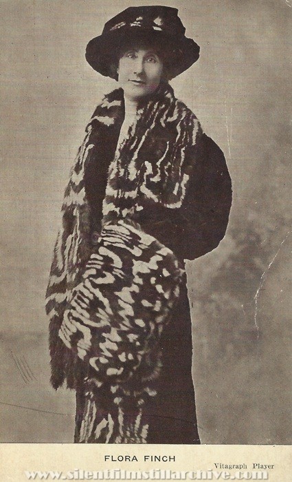 Postcard showing actress Flora Finch